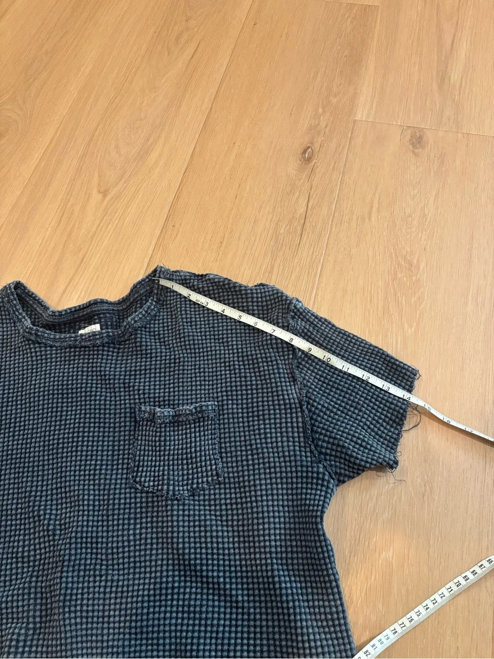 Anthropologie Pilcro
Waffle Knit Crop Tee Midnight
Blue Size Small - Picture 11 of 11